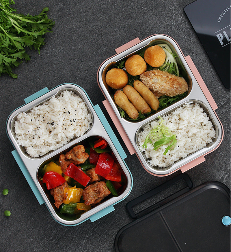 Stylish and Durable Stainless Steel Insulated Lunch Box for Kids