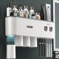 Wall-Mounted Magnetic Toothbrush Holder