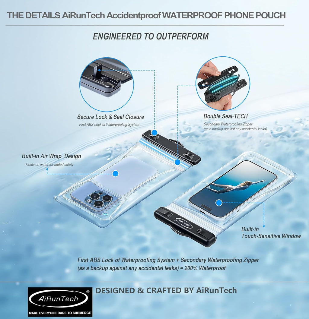 Waterproof Phone Pouch — IP68 Certified