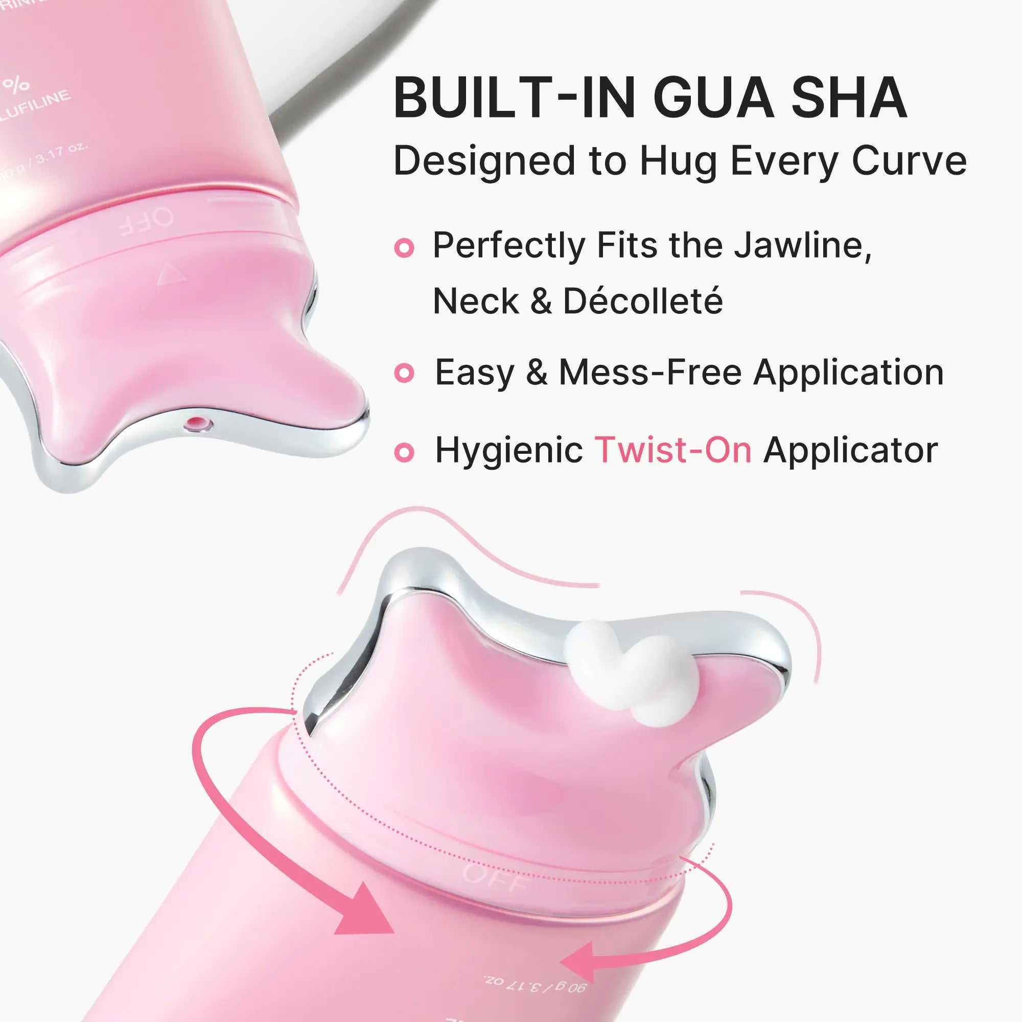 [NEW] [Medicube] PDRN Collagen Gua Sha Neck Wrinkle Cream | Built-In Gua Sha Massager with Volufiline 5% + PDRN | Firming, Contour Care for the Look of Fine Lines, Jawline, Neck, Décolleté | Massage Cream | Korean Skincare
